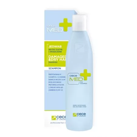CeCe Med, szampon do włosów suchych z jedwabiem, 300ml