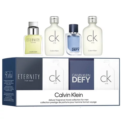 Calvin Klein Deluxe Fragrance Travel Collection For Men zestaw miniaturek perfum dla mężczyzn (M)