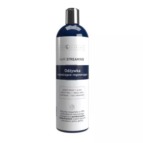 Bioelixire Hair Streaming, odżywka wygładzająco - regenerująca włosy, 300ml