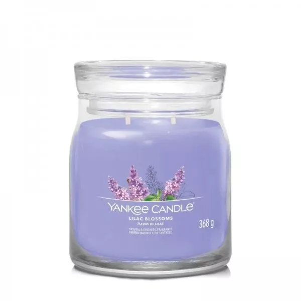 Yankee Candle Średnia świeca zapachowa Lilac Blossoms 368g