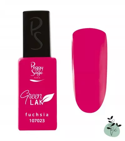 Peggy Sage Green Lak, lakier do paznokci utwardzany lampą UV/LED, fuchsia, 10ml
