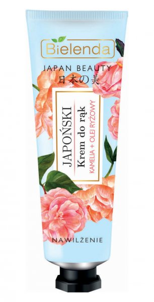 Bielenda Japan Beauty Japoński Krem Do Rąk Kamelia + Olejek Ryżowy, 50ml