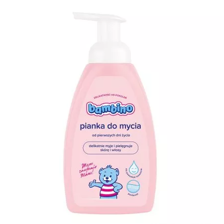 Bambino Pianka do mycia dla dzieci od pierwszych dni życia 500ml