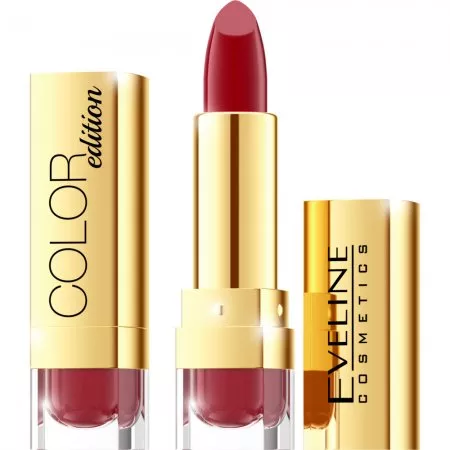 Eveline Color Edition, kremowa pomadka do ust, 729