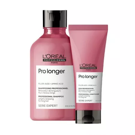 Loreal Pro Longer, zestaw do długich włosów, szampon + odżywka