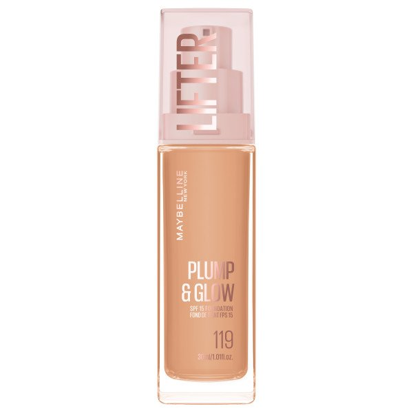 Maybelline Lifter Plump & Glow podkład rozświetlający 119 30ml