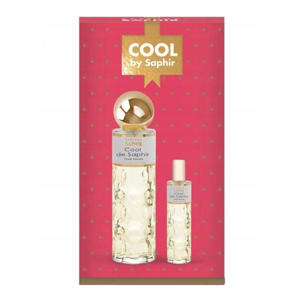 Saphir Cool de Saphir Pour Femme zestaw woda perfumowana spray 200ml + woda perfumowana spray 30ml (W)