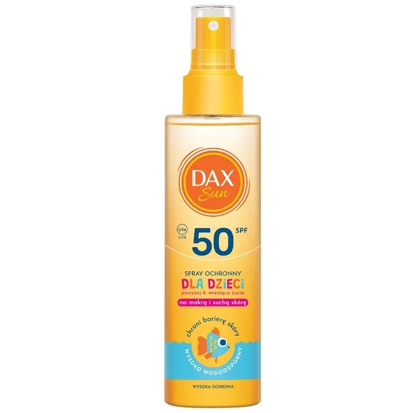 Dax Sun Spray do opalania SPF50 dla dzieci powyżej 6. miesiąca życia 150ml