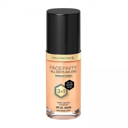 Max Factor Facefinity All Day Flawless 3w1 kryjący podkład w płynie W44 Warm Ivory 30ml