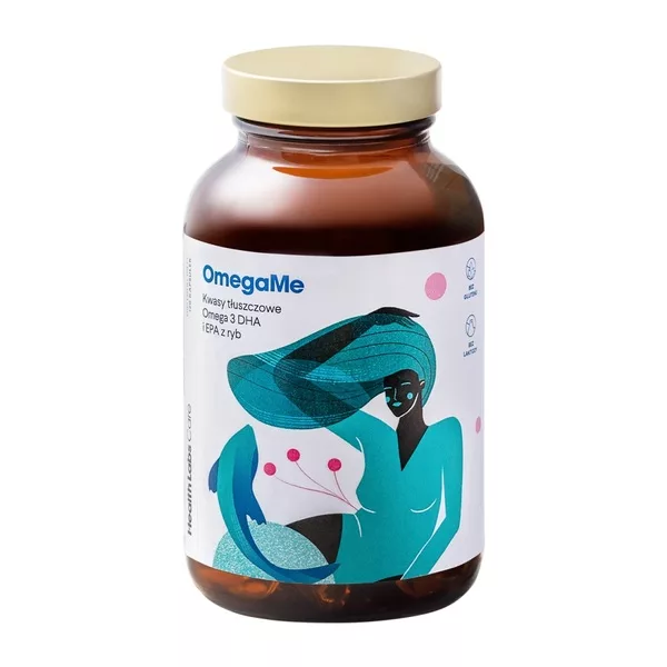 HealthLabs OmegaMe kwasy tłuszczowe suplement diety 60 kapsułek