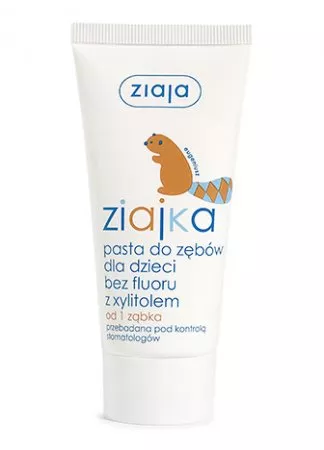 Ziaja Ziajka, pasta do zębów dla dzieci z ksylitolem, 50ml