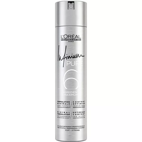 Loreal Professionnel Infinium Pure, lakier do włosów, strong, 500ml