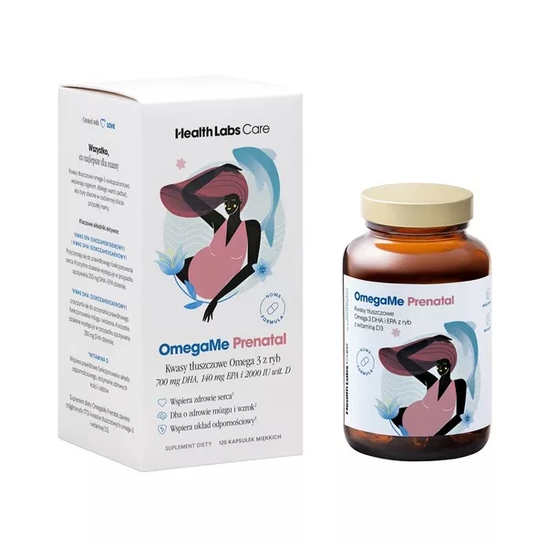 HealthLabs OmegaMe Prenatal suplement diety 120 kapsułek