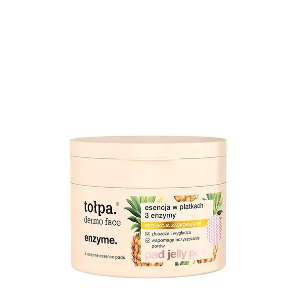 Tołpa Dermo Face Enzyme, esencja w płatkach 3 enzymy PAD Jelly Peel, 50szt.