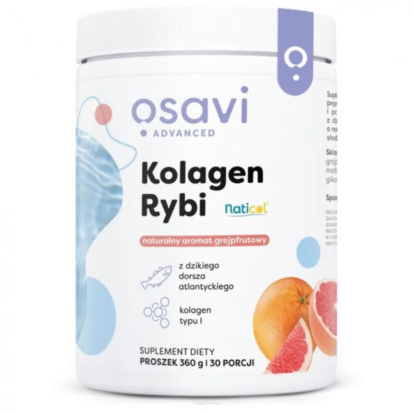 Osavi Kolagen Rybi suplement diety Grejpfrut 360g