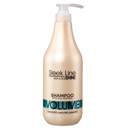Stapiz Sleek Line Repair Volume Shampoo szampon do włosów z jedwabiem zwiększający objętość 1000ml
