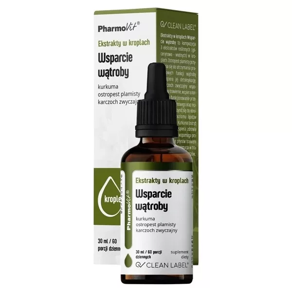 Pharmovit Wsparcie wątroby suplement diety w kroplach 30ml