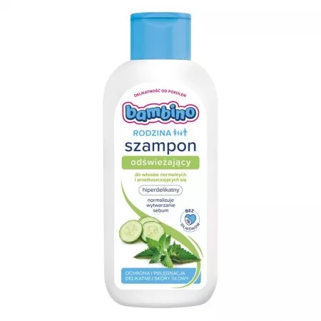 Bambino Rodzina szampon odświeżający dla dzieci i dorosłych, 400ml