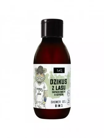 LaQ Dzik, żel pod prysznic 8w1, 100ml