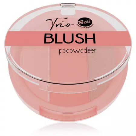 Bell Trio Blush Powder 01 Zestaw do modelowania policzków