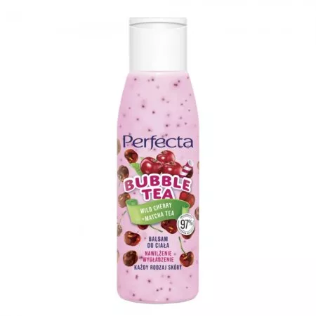 Perfecta Bubble Tea balsam do ciała Wild Cherry + Matcha Tea 100ml