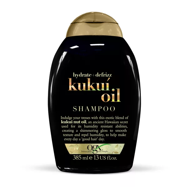 Organix Kukui Oil szampon nawilżający z olejkiem z orzechów kukui 385ml